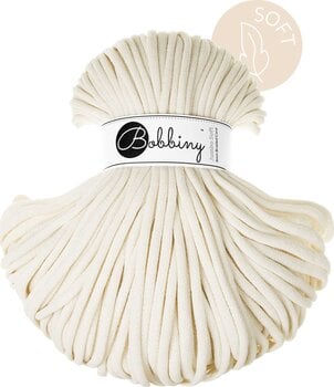 Cordão Bobbiny Jumbo 8 mm 100 m Natural Cordão - 2