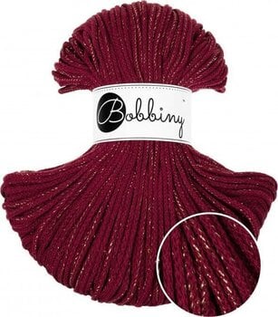 Vrvica Bobbiny Junior 3 mm 100 m Golden Wine Red Vrvica - 2