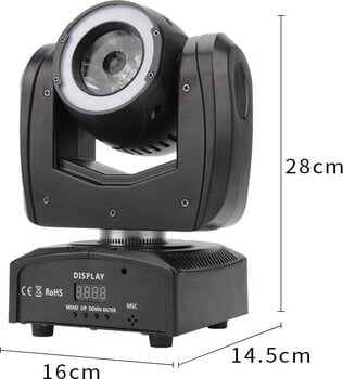 Beam LWS 60W Beam+Wash LED Moving Head Light Beam - 16