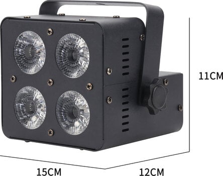 LED PAR LWS 4X15W RGBW 4in1 LED PAR - 12