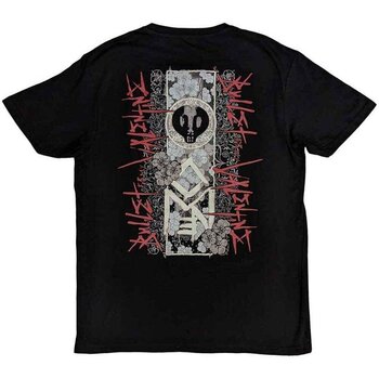 T-shirt Bullet For My Valentine Floral Omen (Back Print) Black XL T-shirt - 2