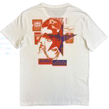 Tricou Billie Eilish Tickets (Back Print) White S Tricou - 2