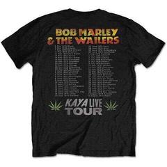 T-Shirt Bob Marley Kaya Tour (Back Print) Black L T-Shirt - 1