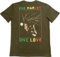T-Shirt Bob Marley One Love Dreads (Back Print) Green L T-Shirt - 1