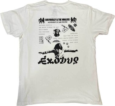 Риза Bob Marley Exodus Tracklist (Back Print & Hi-Build) White M Риза - 2