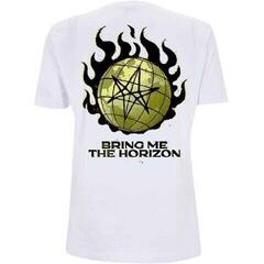 T-shirt Bring Me The Horizon Globe (Back Print) White XL T-shirt - 1