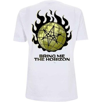 Риза Bring Me The Horizon Globe (Back Print) White 2XL Риза - 2