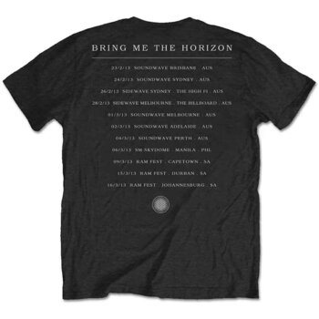 T-shirt Bring Me The Horizon Sempiternal Tour (Back Print) Black S T-shirt - 2