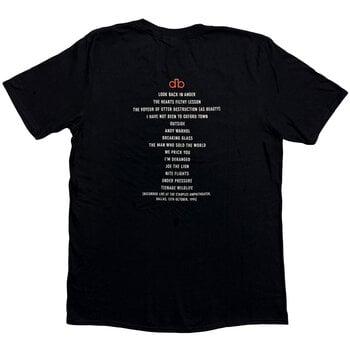 Košulja David Bowie Dallas '95 (Back Print) Black S Košulja - 2