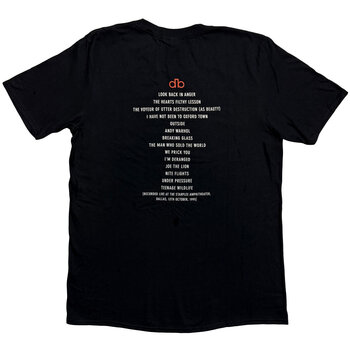 Tričko David Bowie Dallas '95 (Back Print) Black 2XL Tričko - 2