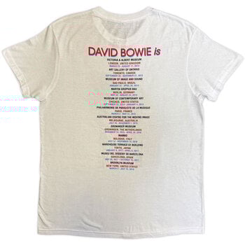 Tricou David Bowie Bowie Is (Back Print) White 2XL Tricou - 2