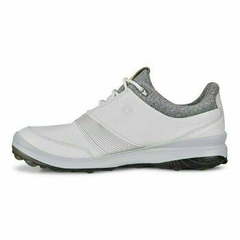 Calçado de golfe para mulher Ecco Biom Hybrid 3 Womens Golf Shoes Branco-Preto 41 - 3