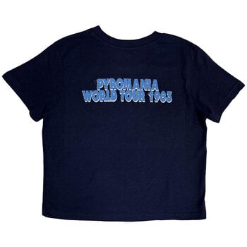 Košulja Def Leppard Pyro Tour (Back Print) Navy Blue L Ženske Košulja - 2