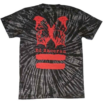 T-shirt Ed Sheeran Red Equals Butterfly (Back Print & Wash Collection) Black L T-shirt - 2