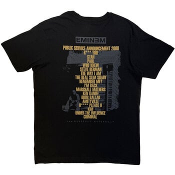 Košulja Eminem The Marshall Mathers LP (Back Print) Black S Košulja - 2