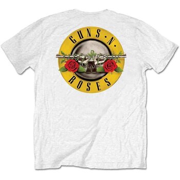 Košulja Guns N' Roses Classic Logo (Back Print) White XL Košulja - 2