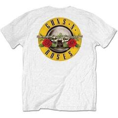 T-shirt Guns N' Roses Classic Logo (Back Print) White 2XL T-shirt - 1