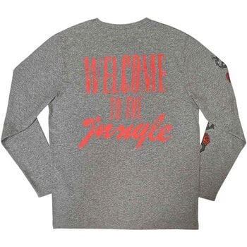 Tricou Guns N' Roses Splatter Seal (Back & Sleeve print) Grey S Tricou - 2