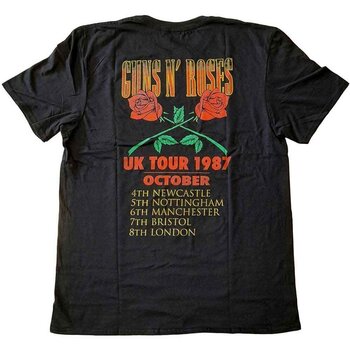 Košulja Guns N' Roses UK Tour '87 (Back Print) Black M Košulja - 2