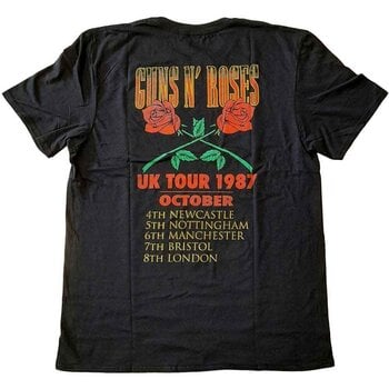 Košulja Guns N' Roses UK Tour '87 (Back Print) Black 2XL Košulja - 2