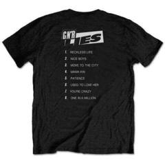 T-Shirt Guns N' Roses Lies Track List (Back Print) - 1
