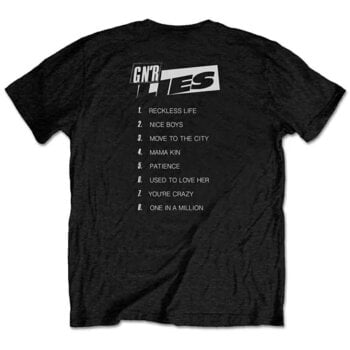 Tricou Guns N' Roses Lies Track List (Back Print) Black XL Tricou - 2