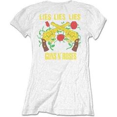 T-Shirt Guns N' Roses Lies, Lies, Lies (Back Print) White 2XL Ladies T-Shirt - 1