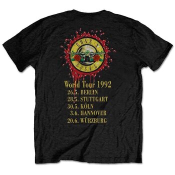 Tricou Guns N' Roses Use Your Illusion World Tour (Back Print) Black XL Tricou - 2