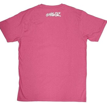 Tricou Gorillaz The Static Channel (Back Print) Pink XL Tricou - 2