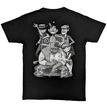 T-shirt Gorillaz Pocket Spray - George Group (Back Print) Black XL T-shirt - 2