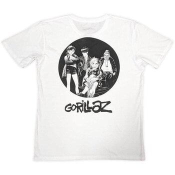 T-shirt Gorillaz Song Machine Brush Logo (Back Print) White 2XL T-shirt - 2