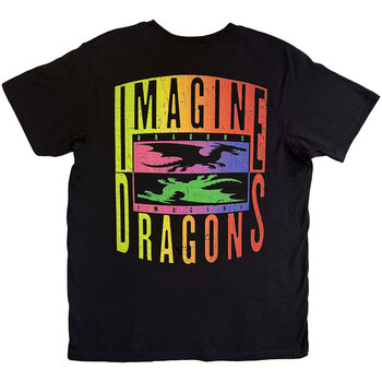 T-shirt Imagine Dragons Double Dragons Pocket (Back Print) Black L T-shirt - 2