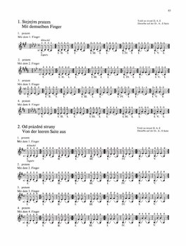 Music sheet for strings Václav Krůček Škola houslových etud II (sešit 4) Music Book - 7