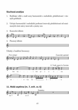 Music Education Luděk Zenkl ABC intonace a sluchové analýzy Music Book - 4