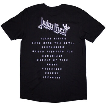 Skjorte Judas Priest Angel Of Retribution Tracklst (Back Print) Black 2XL Skjorte - 2