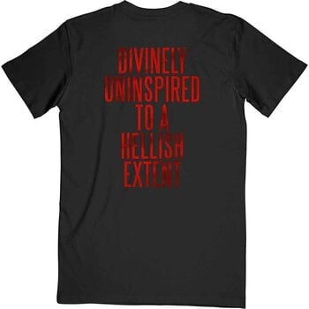 Skjorte Lewis Capaldi Divinely Uninspired (Back Print) Black 2XL Skjorte - 2
