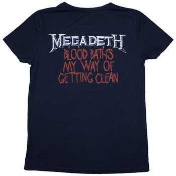 T-shirt Megadeth Black Friday (Back Print) Navy Blue M Femme T-shirt - 2