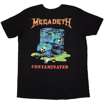 T-särk Megadeth Contaminated (Back Print) Black 2XL T-särk - 2