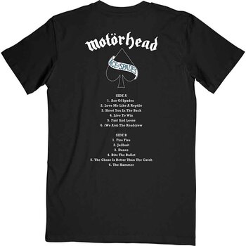 Košulja Motörhead Ace of Spades Track list (Back Print) Black 2XL Košulja - 2