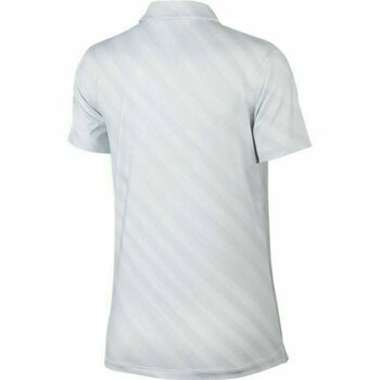 Camisa pólo Nike Dri-Fit UV Printed Womens Polo Shirt White/White M - 2