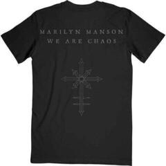 Skjorte Marilyn Manson We Are Chaos (Back Print) Black XL Skjorte - 1