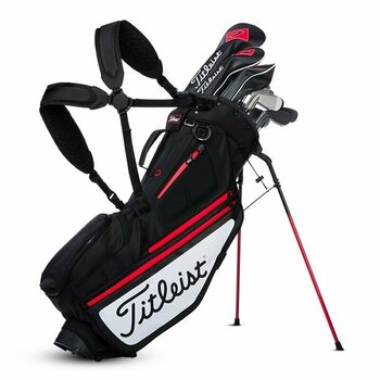 Golfbag Titleist Hybrid 5 Black/White/Red Golfbag - 3