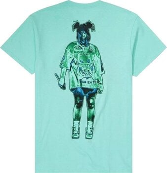 T-Shirt Billie Eilish Neon Logo Billie (Back Print) Blue L T-Shirt - 2