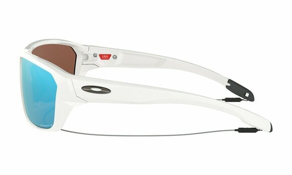 Sonnenbrille fürs Segeln Oakley Split Shot Polished White/Prizm Deep Water Polarized - 4