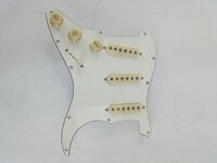 Fender Pre-Wired Strat SSS CUST 69 White Pickguard