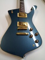 Ibanez IC420-ABM Antique Blue Metallic Guitarra elétrica