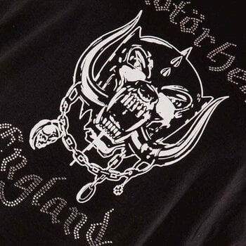 T-shirt Motörhead England (Embellished) Black 2XL Feminino T-shirt - 2