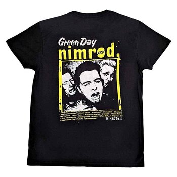 Skjorte Green Day Nimrod Breast Print (Back Print) Black XL Skjorte - 2