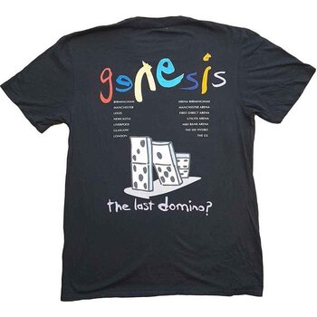Tricou Genesis The Last Domino? (Back Print & Ex-Tour) Black S Tricou - 2