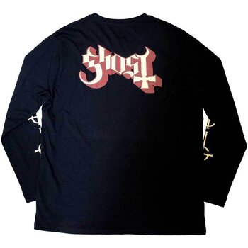 Shirt Ghost Papa & Radient Ghouls (Back & Sleeve Print) Black XL Shirt - 2